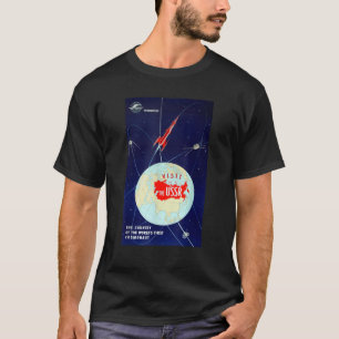 T-shirt Visite URSS Intouristique Union soviétique KGB Rus