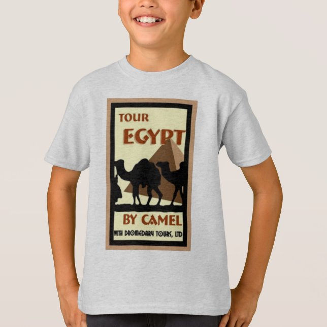 T-shirt Visite vintage Egypte (Devant)