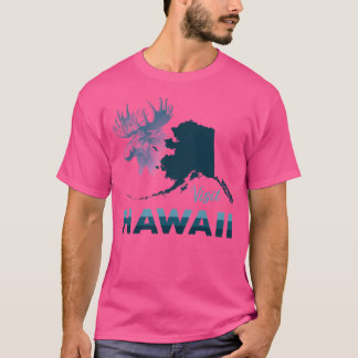 T-shirt Visiter Hawaii (mauvais état) Alaska