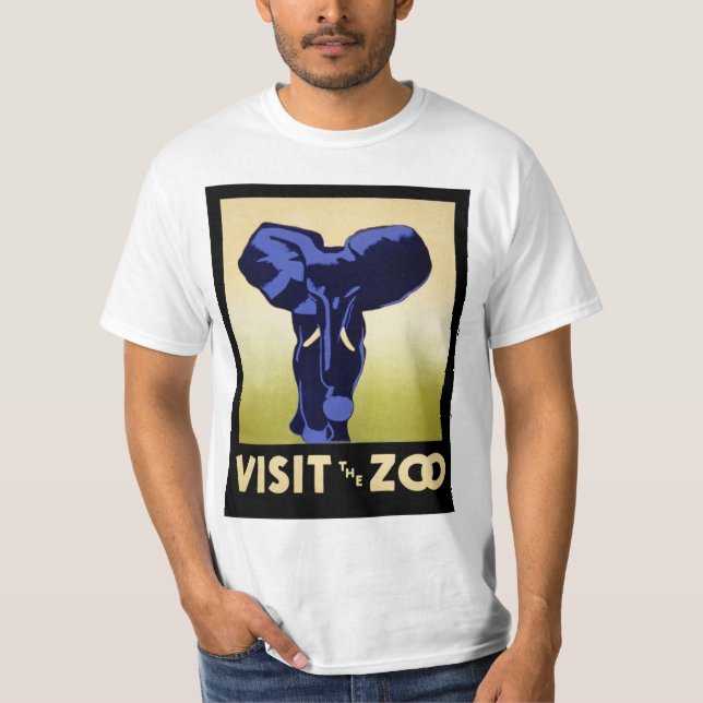 T-shirt Visiter Le Zoo (Devant)