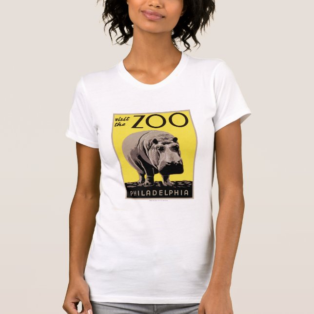 T-shirt Visiter Le Zoo (Devant)