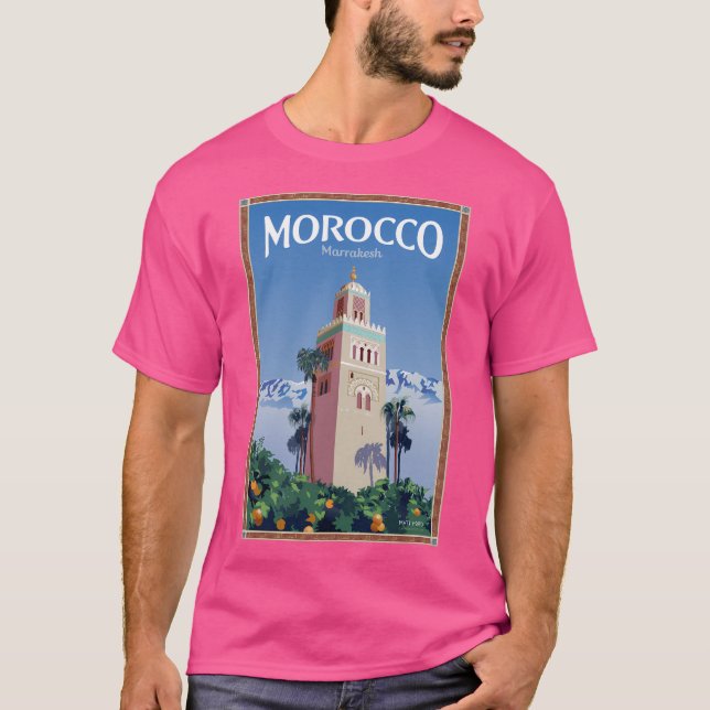 T-shirt Visiter Marrakech (Devant)