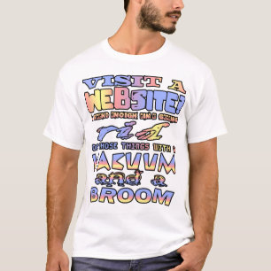 T-shirt Visiter un site web ? Je passe assez de temps à me