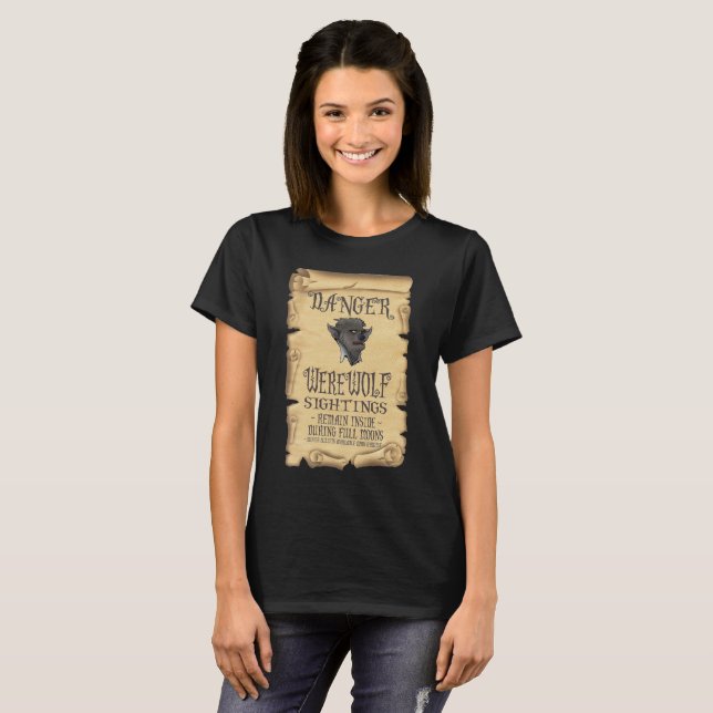 T-shirt Visites de loups-garous en danger (Devant entier)