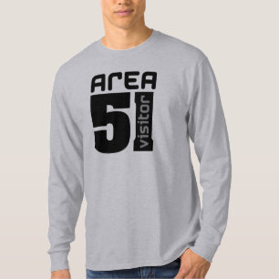 T-shirt Visiteur d'alien du secteur 51