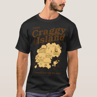 T-shirt Visitez la carte de l'île Craggy - Elle est petite