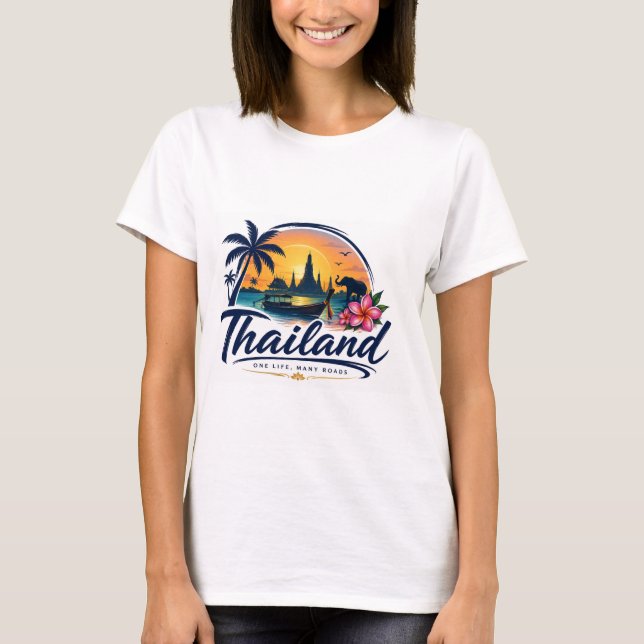T-shirt Visitez la Thaïlande (Devant)