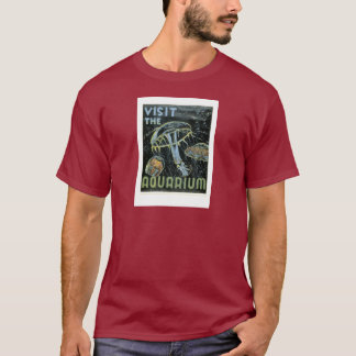 T-shirt Visitez l'aquarium - l'affiche de WPA -