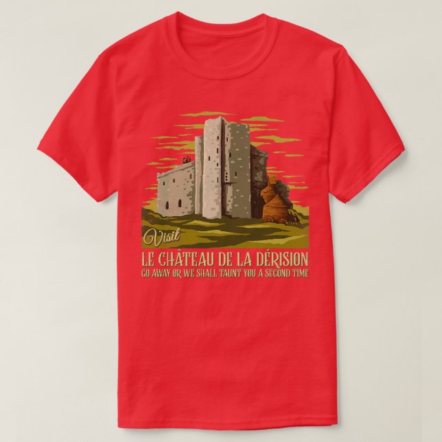 T-shirt Visitez Le Château De La Derision (Design devant)