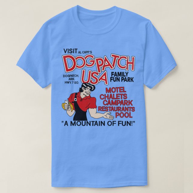 T-shirt Visitez le Dogpatch USA Defunct Amusement Park (Design devant)