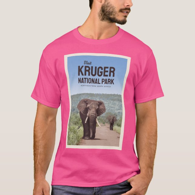 T-shirt Visitez le parc national Kruger (Devant)