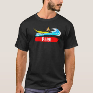 T-shirt Visitez le Surf de plage Huanchaco Trujillo Pérou