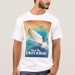 T-shirt Visitez l'univers de l'art spatial.