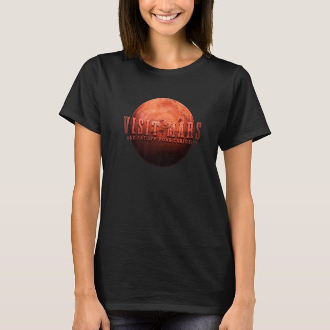 T-shirt Visitez Mars Premium (Devant)