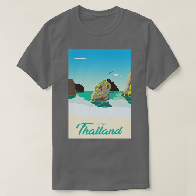 T-shirt Visitez Thai Beach (Design devant)