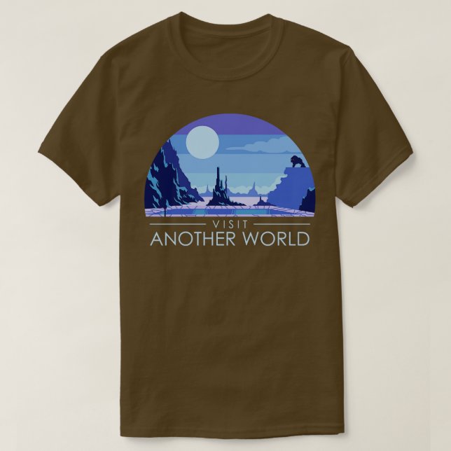 T-shirt Visitez un autre jeu vidéo World Retro (Design devant)