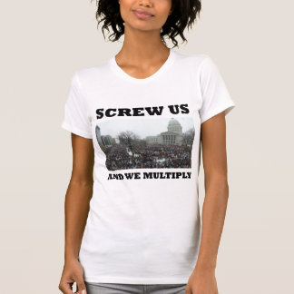 T-shirt Vissez-nous et nous nous multiplions