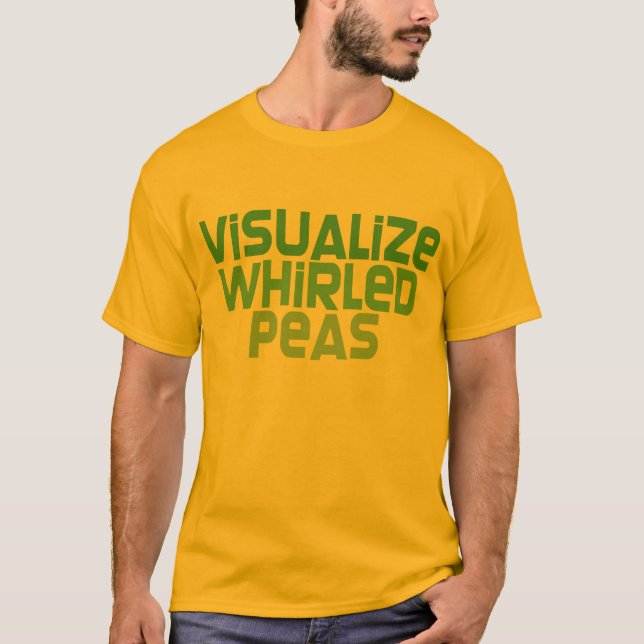 T-shirt Visualiser les pois tourbés (Devant)