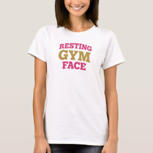 T-shirt Visuel de design élégant pour visage de repos à la