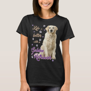 T-shirt Vit Mieux Avec Un Auteur D'Or, Surtout Pour