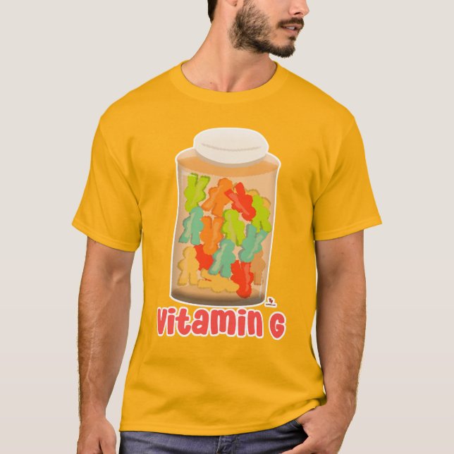 T-shirt Vitamin G Meepboard Jeu amusant (Devant)