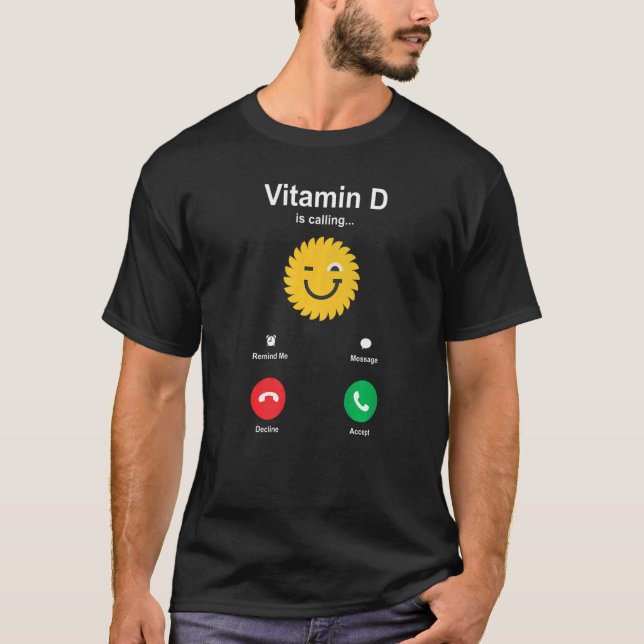 T-shirt Vitamine D Appelle (Devant)
