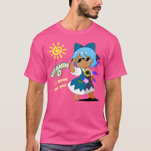 T-shirt Vitamine D Cirno tannées (Devant)