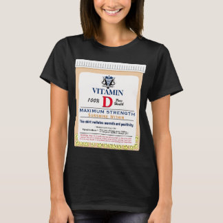 T-shirt Vitamine D Sunshine Intérieur Positivité Inspirant
