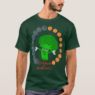 T-shirt Vitamines et minéraux de Brocoli, Végétariens mign