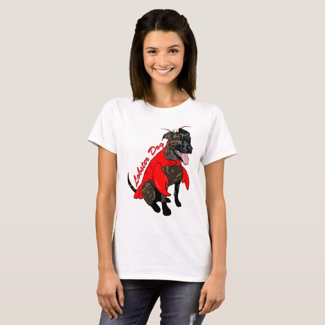 T-shirt Vitani le chien de homard (Devant entier)
