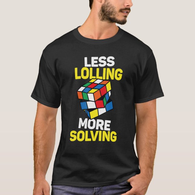 T-shirt Vitesse Cube Cube de puzzle (Devant)