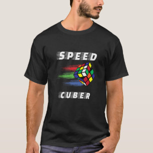 T-shirt Vitesse Cubing Puzzle Cuber Fans passionnés
