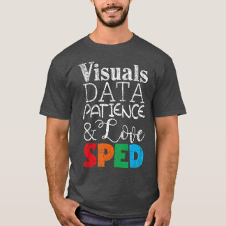 T-shirt Vitesse d'amour de la patience des données visuell