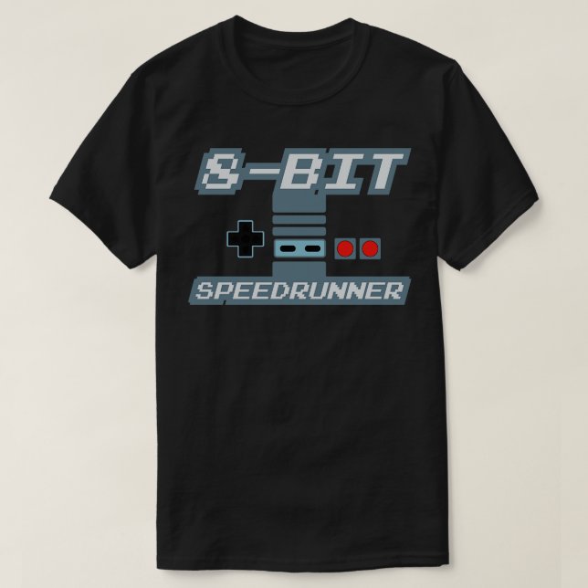 T-shirt Vitesse de 8 bits 5 (Design devant)