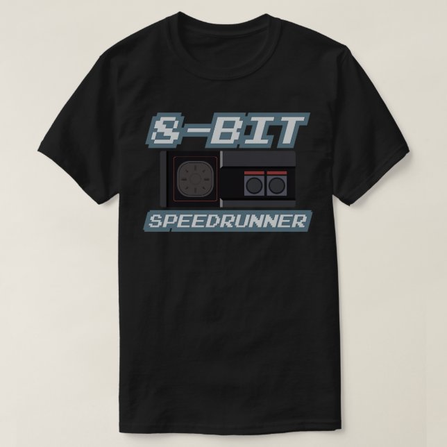 T-shirt Vitesse de 8 bits 6 (Design devant)