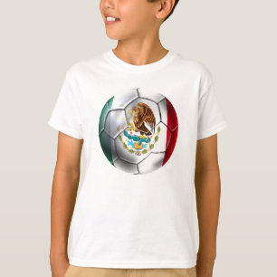 T-shirt Vitesse de drapeau mexicain de ballon de football