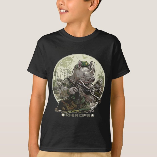 T-shirt Vitesse de forces d'opérations spéciales de Rhin (Devant)