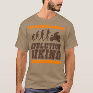 T-shirt Vitesse de la rue de moto Evolution