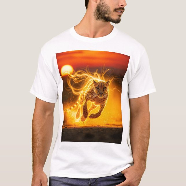 T-shirt Vitesse légère de Cheetah (Devant)