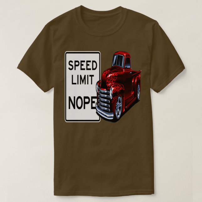 T-shirt Vitesse Limite Nope Américain Super Sport Super Vo (Design devant)