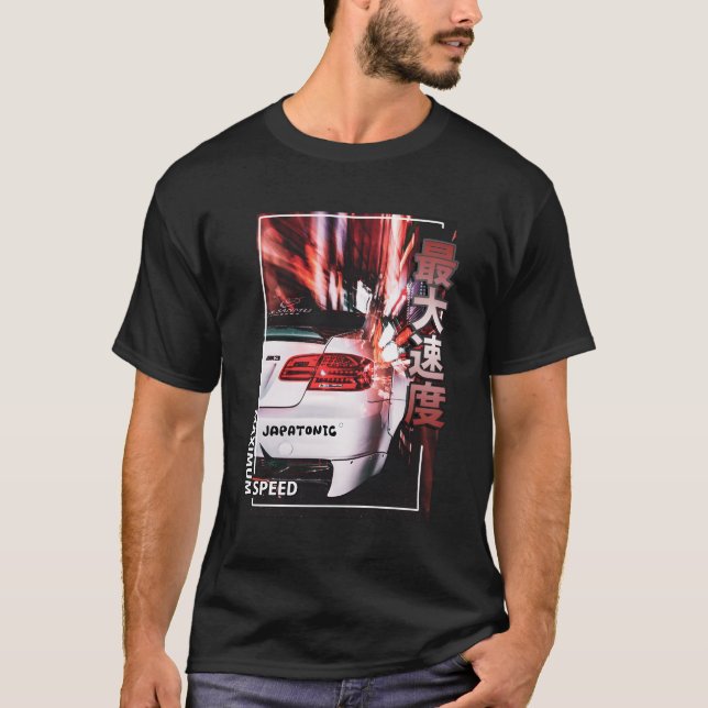 T-shirt Vitesse maximale Tokyo Street Racing Drift Streetw (Devant)