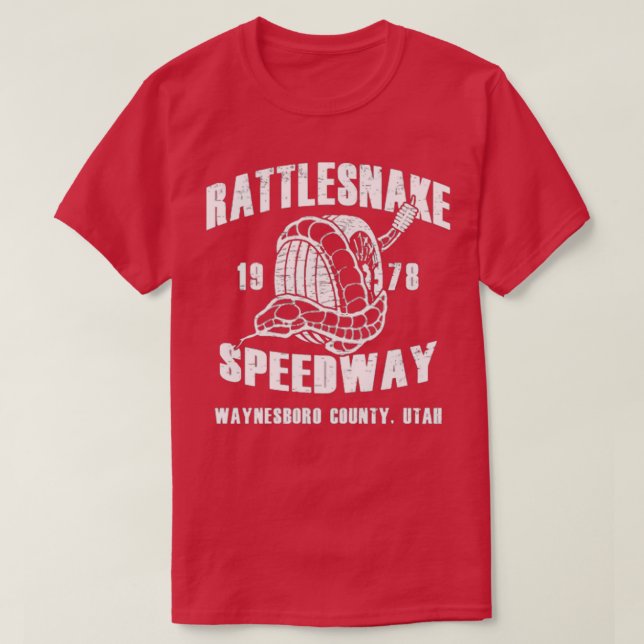 T-shirt Vitesse Retro Rattlesnake 1978 Vintage (Design devant)
