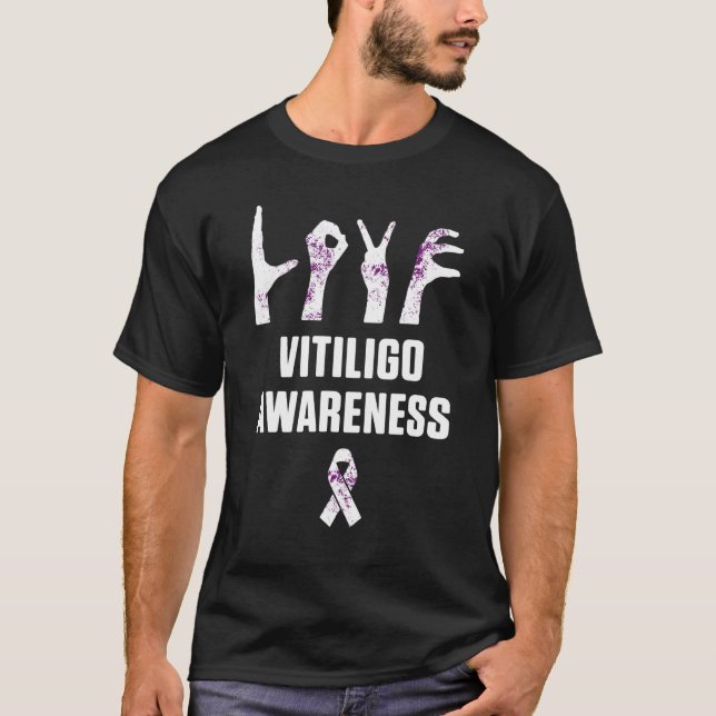 T-shirt Vitiligo Awareness (Devant)