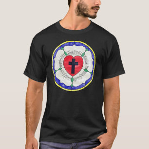 T-shirt Vitrail de la Rose de Luther