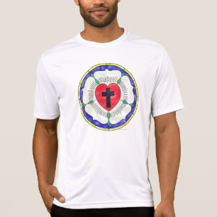 T-shirt Vitrail de la Rose de Luther