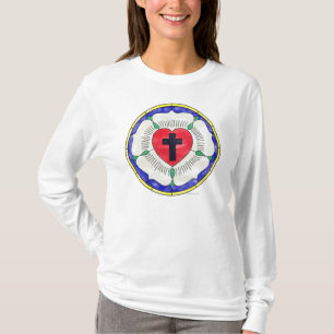 T-shirt Vitrail de la Rose de Luther