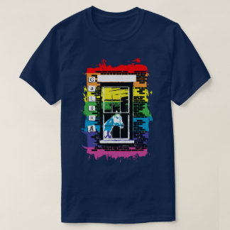 T-shirt vitre arc-en-ciel