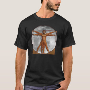 T-shirt Vitruvian Wolfman