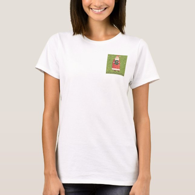 T-shirt VIV77 Green Père Noël.tif (Devant)