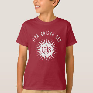 T-shirt Viva Cristo Rey Catholique Cristeros Cadeau